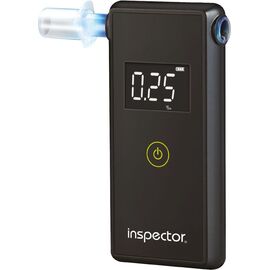  Алкотестер Inspector AT650 черный, электрохимический, диапазон 0,0‰-2,00‰, точность ±0.035 мг/л, 2xААA, 108x17x50 мм 