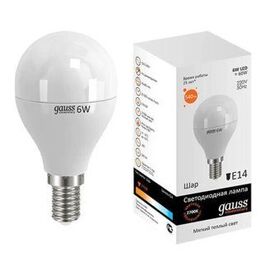  Лампочка Gauss 53116 Elementary Шар 6W 