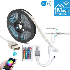  Огонек OG-LDL18 RGB светодиодная лента 1м (WI-FI,USB) 