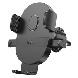  Автомобильный держатель HOCO H18 Mighty one-button (air outlet) (чёрный) 