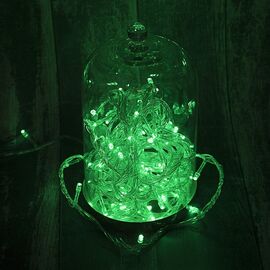  Светодиодная гирлянда IDSL-100L-10m-Green (Нить/Внутренняя) 