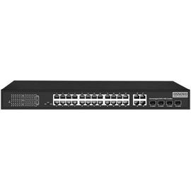  Коммутатор Osnovo (SW-62422(400W)) 26x100Mb 24PoE+ 400W неуправляемый 