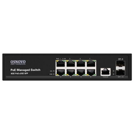  Коммутатор Osnovo (SW-80802/L(150W)) 8G 2SFP 8PoE+ 150W управляемый 
