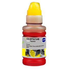  Чернила Cactus CS-EPT6734 T6734 желтый 100мл для Epson L800/L810/L850/L1800 
