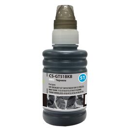  Чернила Cactus CS-GT51BKB M0H57AE черный 100мл для DeskJet GT 5810/5820/5812/5822 