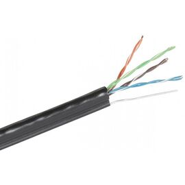  Витая пара Exegate UTP4-C5e-CU-S24-SW-OUT-PE-BK-305-Fluke (EX190974RUS) черный 