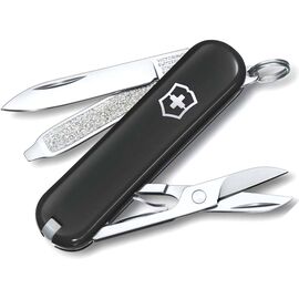  Нож перочинный Victorinox Classic Dark Illusion (0.6223.3G) 58мм 7функц. черный карт.коробка 
