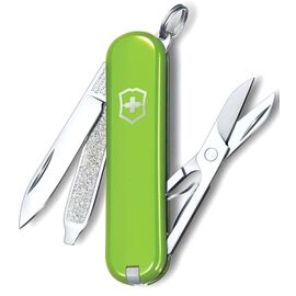  Нож перочинный Victorinox Classic Smashed Avocado (0.6223.43G) 58мм 7функц. карт.коробка 