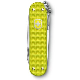  Складной нож Victorinox Alox Classic 0.6221.l23, функций 5, 58мм, желтый, коробка подарочная 