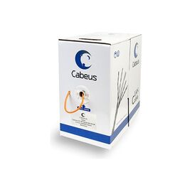  Кабель витая пара Cabeus UTP-4P-Cat.5e-SOLID-OR категория 5e 4 пары одножильный оранжевый 
