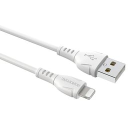  Дата-кабель BOROFONE BX51 Triumph Lightning, 1м (белый) 