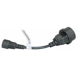  Кабель / SCUT IEC320 to Type-F / Powercom SCUT IEC-320 C14 to Socket Type-F 250V 10A 
