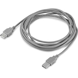  Кабель Buro BHP RET USB_AF30 USB A m-USB A f 3м серый 