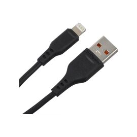  Кабель GoPower GP01L 00-00018568 USB m-Lightning m 1.0м 2.4A ПВХ черный 1/800 