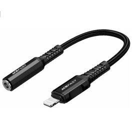  Дата-кабель Acefast C1-05 Lightning to 3.5mm aluminum (черный) 