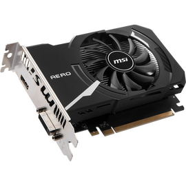  VGA MSI GeForce GT1030 Aero ITX 2GD4 OC 2GB 64bit GDDR4 (1189-1430/2100) SL-DVI-D/HDMI, TPD 20W (GT 1030 AERO ITX 2GD4 OC) 