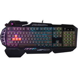  Клавиатура A4Tech Bloody B314 черный USB Multimedia for gamer LED (подставка для запястий) 