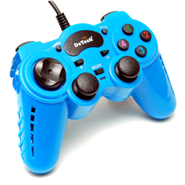  Геймпад DeTech NS 3120 голубой 