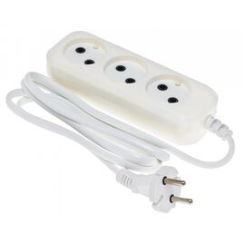  Сетевой удлинитель Buro BU-PSL3.1/W 1.5м (3 розетки) белый 