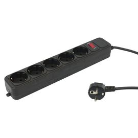  Сетевой фильтр PC Pet AP01006-5-B 5м (5 розеток) черный 