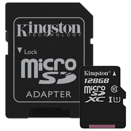  Карта памяти Kingston microSDXC 128Gb Class10 SDCE/128GB High Endurance w/o adapter 