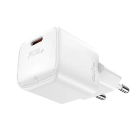  СЗУ ACEFAST A77 mini PD30W GaN  single USB-C + cabel Type-C-Type-C (C3-03) - White 