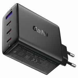 СЗУ ACEFAST A94 PD100W Gan 3*USB-C USB-A Charger EU Black 