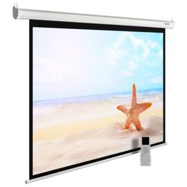  Экран Cactus 138x220см SIlverMotoExpert CS-PSSME-220X138-WT 16:10 настенно-потолочный рулонный белый (мотор привод) 