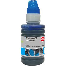 Чернила Cactus CS-GI490CB GI-490 голубой 100мл для Canon Pixma G1400/G2400/G3400 