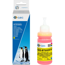  Чернила G&G GG-BT5000Y желтый70мл для Brother HL-T4000DW/DCP-T510W/DCP-T710W/MFC-T810W 