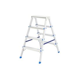  Стремянка двусторонняя СИБРТЕХ 97924 4ст алюминиевая 