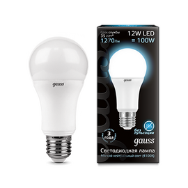  Лампочка Gauss 102502212 A60 шар 12W 