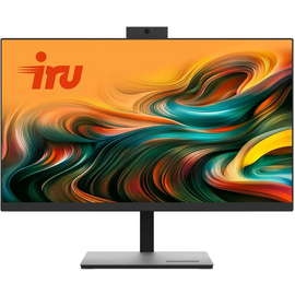  Моноблок IRU Tactio 23IH6PA (2105207) 23.8" Full HD i3 12100 (3.3) 16Gb SSD256Gb UHDG 730 CR FreeDOS GbitEth WiFi BT Cam черный 1920x1080 