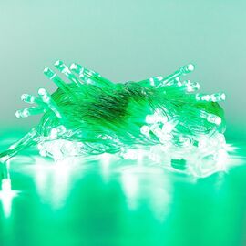  Гирлянда внутренняя нить 8 метров, 80 диодов, зеленый 