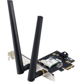  Wi-fi адаптер ASUS PCE-AXE5400 (90IG07I0-ME0B10) WiFi 6E Bluetooth 5.2 2402+2402+574Mbps 6GHz/5GHz/2.4GHz 