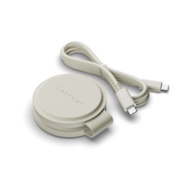  Переносное зарядное устройство Satechi ST-QTG21W Qi2 OntheGo 2-in-1 Wireless Charger песочный 