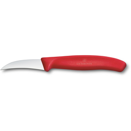  Нож кухонный Victorinox Swiss Classic 6.7501.C1 стальной для формовки лезв.60мм прямая заточка красный 