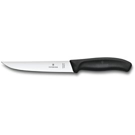  Нож кухонный Victorinox Swiss Classic (6.8103.15B) стальной разделочный лезв.150мм прямая заточка черный блистер 