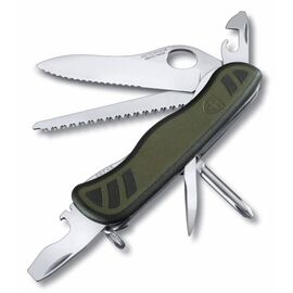  Нож перочинный Victorinox Military (0.8461.MWCH) 111мм 10функций зеленый/черный карт.коробка 