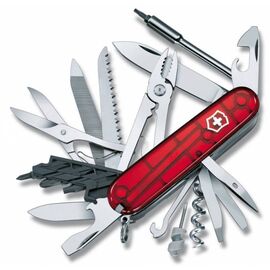  Нож перочинный Victorinox CyberTool L (1.7775.T) 91мм 39функций красный полупрозрачный карт.коробка 