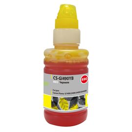  Чернила Cactus CS-GI490YB GI-490 желтый 100мл для Canon Pixma G1400/G2400/G3400 