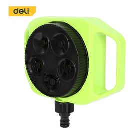  Дождеватель-разбрызгиватель Deli DL581300 круговой 5-ти позиционный 5 режимов распыления, диаметр шланга 3/4" 
