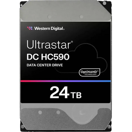 HDD WD Ultrastar DC HC590 WUH722624ALE6L4 (0f65684), 24ТБ, SATA III, 3.5" 