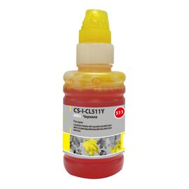  Чернила Cactus CS-I-CL511Y  для Canon Pixma MP240/MP250/MP260/MP270, желтый, 100 мл. 