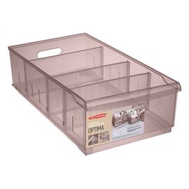  Контейнер универсальный Econova Optima 433217414, 11,5л, 242*450*129мм Коричневый 