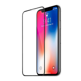  Защитное стекло HOCO A12 для iPhone 12 Mini 5.4", Full Glue 3D, 0.3mm, прозрачный+черная рамка 