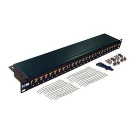 Патч-панель Lanmaster TWT-PP24STP 19" 1U 24xRJ45 кат.5e FTP 