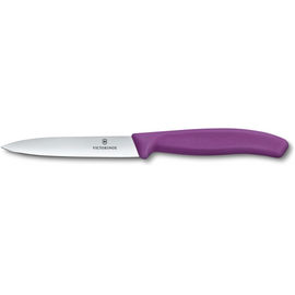  Нож кухонный Victorinox Swiss Classic 6.7705.C1 для овощей лезв.100мм прямая заточка пурпурный 