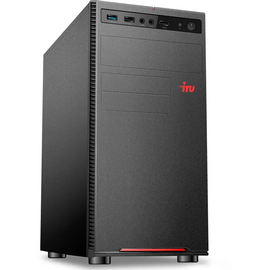  ПК iRU Planio 310H6SE (2170060) Tower Intel Core i3 12100F, DDR4 8ГБ, 256ГБ SSD, nVidia GeForce GT610, без операционной системы, черный 