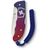  Складной нож Victorinox Evoke Alox 0.9415.d221, функций 5, 136мм, синий/красный, коробка подарочная 